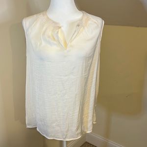 Stylish Banana Republic sleeveless, one button blouse.
